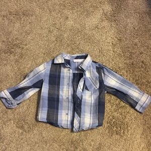 18 month boy button down
